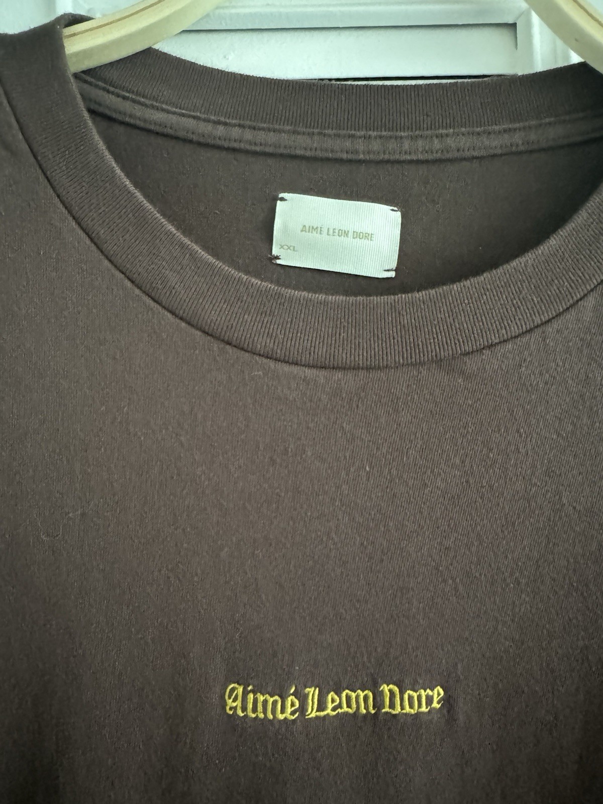 Aime Leon Dore Brown Logo Shirt XXL Mens gallery