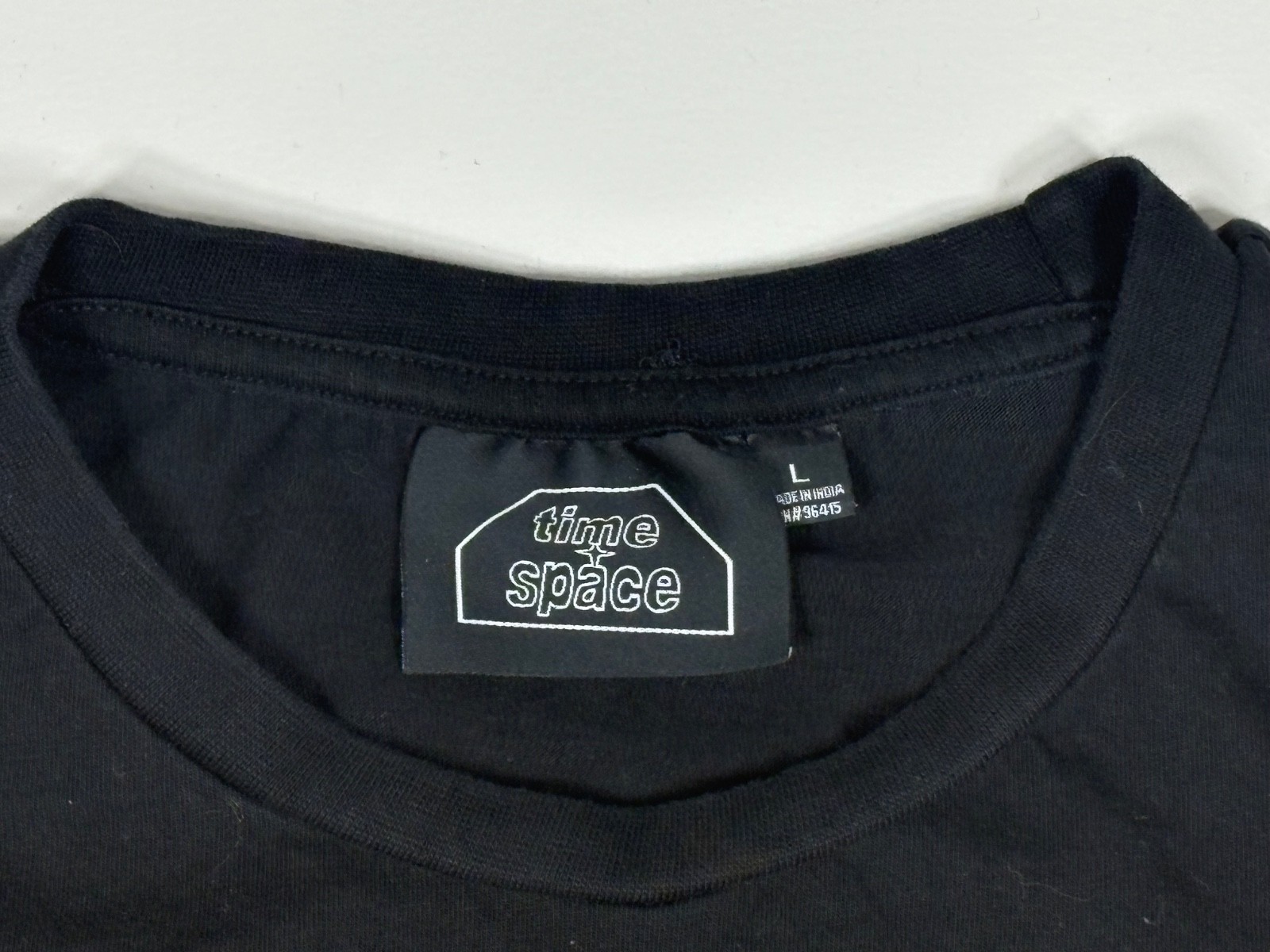 Time Space T Shirt Mens Large Black Utility Pocket Graphic Streetwear Techwear gallery