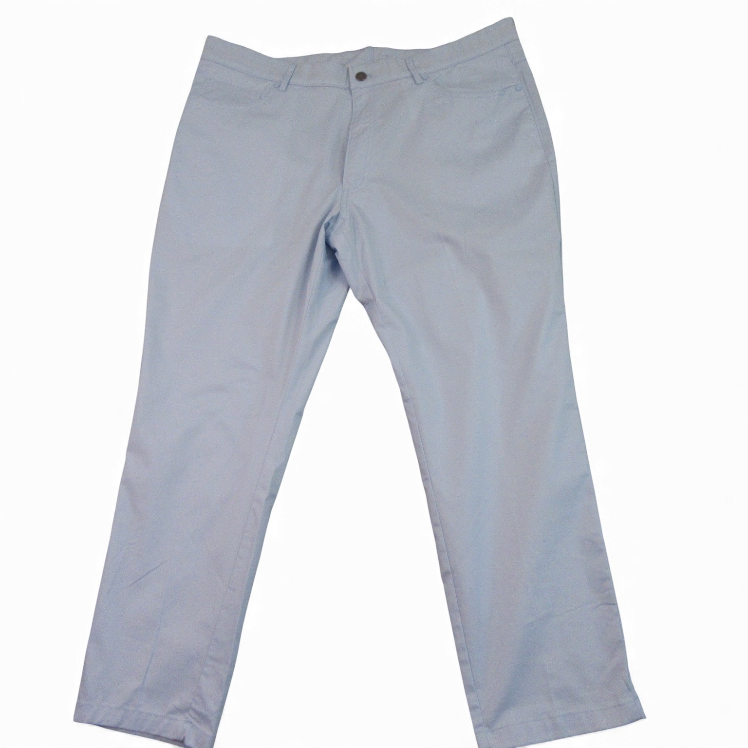 NWT Greg Norman Mens Attack Life Mens Chino Golf Pants 38 X 30 Slim Light Blue gallery