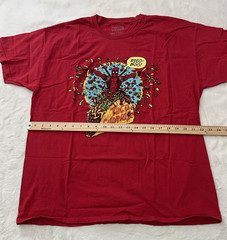 Marvel Deadpool Taco Graphic T-Shirt Red XL Lootcrate Short Sleeve Tee