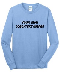Ink Stitch Design Your Own Custom Cotton Long Sleeve Shirt