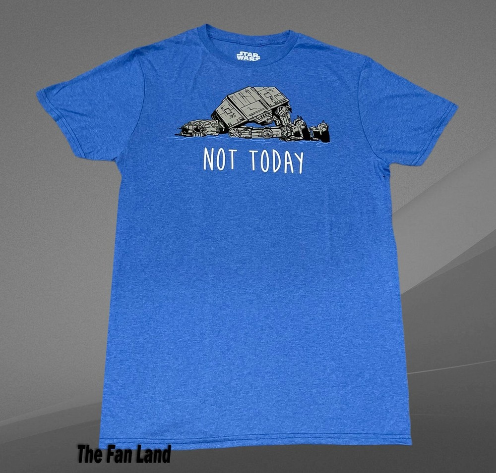 New Star Wars Not Today AT- AT Classic Men’s Retro T-Shirt