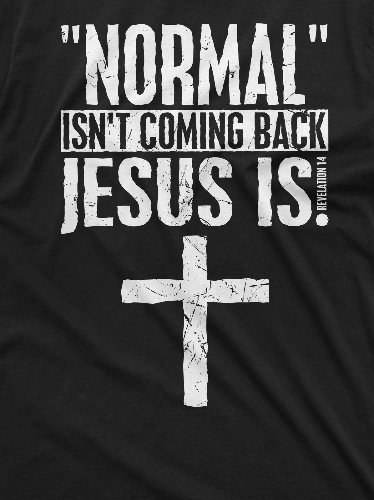 Normal is not coming back Jesus is T-shirt Christian Jesus Christ Gift tee gallery