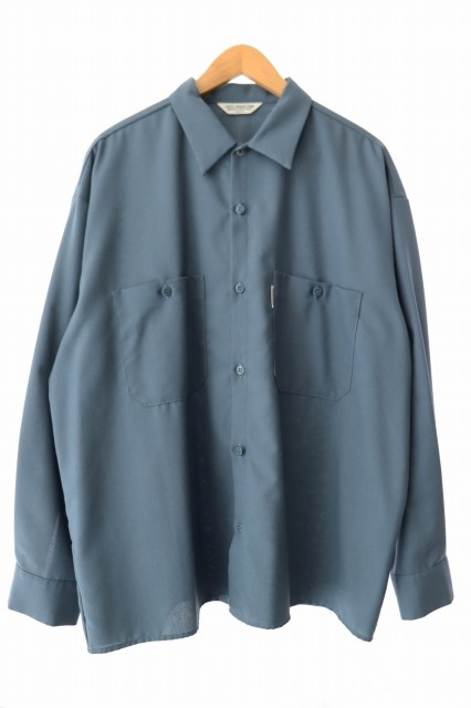 Cootie Vintage Wool Blend Long Sleeve Shirt M Blue AB Condition 28″