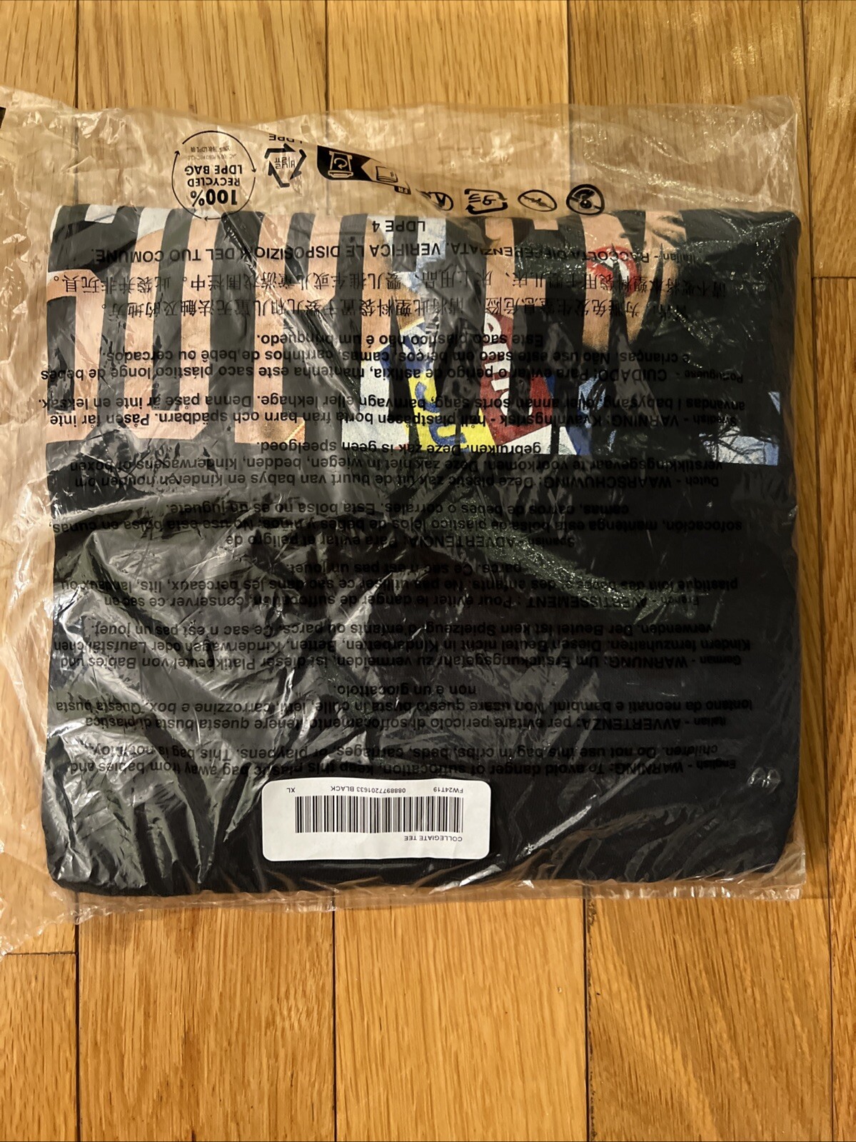 Supreme Tera Patrick Collegiate T-Shirt Color Black Size XL Fall-Winter 2024 gallery