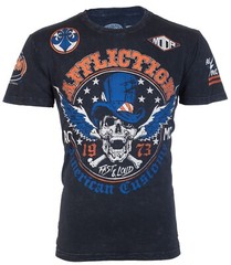 $58 AFFLICTION American Customs STRAIGHT SIX Short Sleeve Slim Fit T-shirt NWT