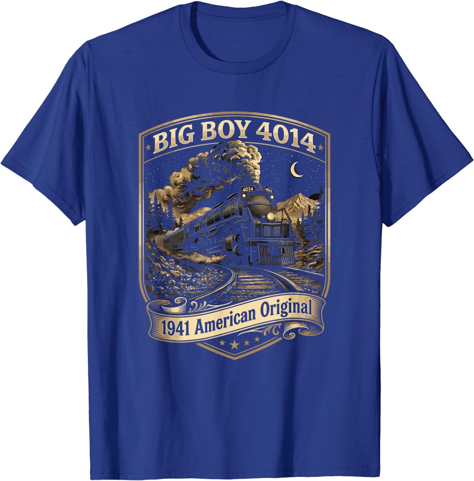 Big Boy 4014 Train Engineer Steam Train Conductor American T-Shirt gallery