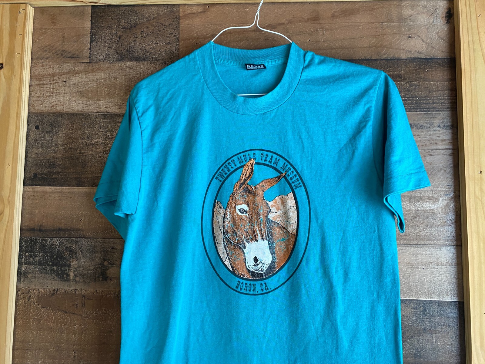 Twenty Mule Team Museum T-Shirt VTG Adult Medium Boron California USA Made Tee gallery