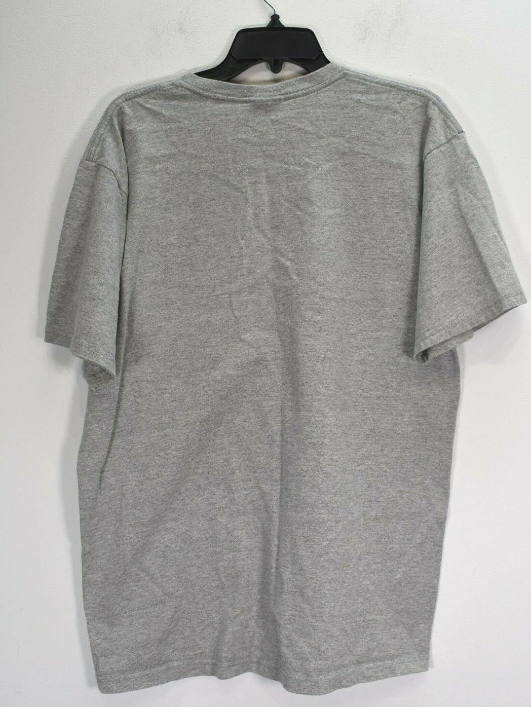 Nike Mens Gray Nike Logo Scoop Neck Short Sleeve Mexico Made Casual T Shirt L gallery