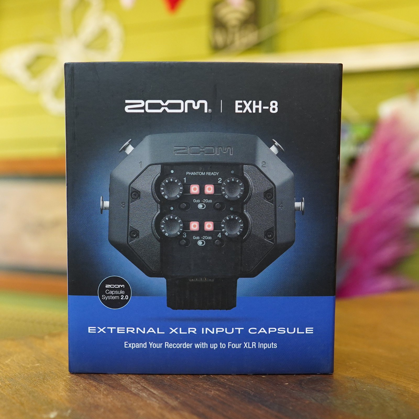 Zoom EXH-8 XLR Capsule with 4 Microphone Inputs for H8 Recorder Black