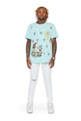 VALABASAS Tee “Skull Viper” Tee – Light Green