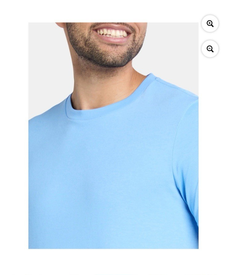 George Men's Ultramarine Blue Crewneck Short Sleeves T- Shirt gallery