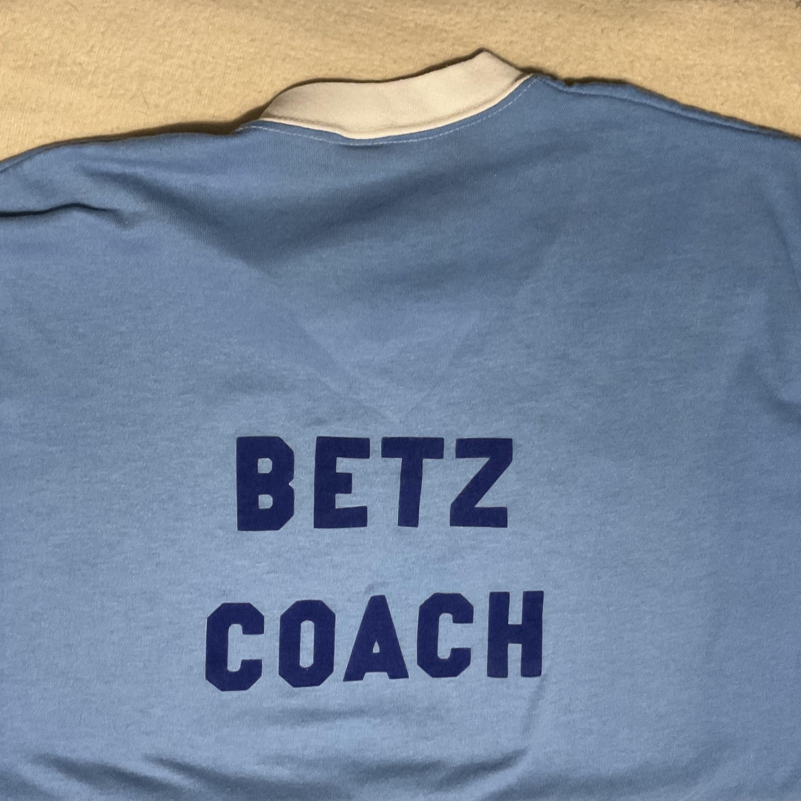 Vintage Angels Coach Shirt Mens XL Blue V Neck Baseball Jersey Gulf Coast 80s gallery