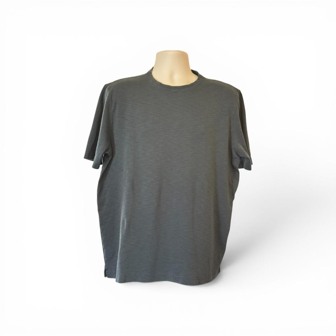 Kirkland Brand Men's Basic Tee, XL, Muted Slate Blue, 100% Cotton, Never Worn gallery