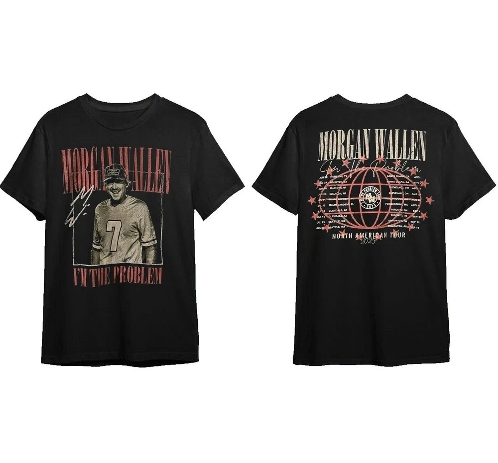 Morgan Wallen I’m The Problem 2025 Tour Merch reprint T-Shirt