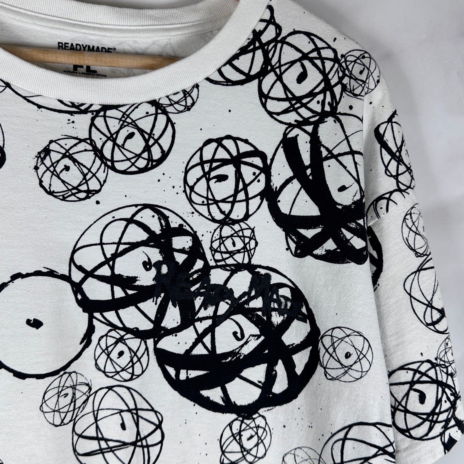 READYMADE Japan x Futura Laboratories x Transfer White Tee All Over Print Size L gallery