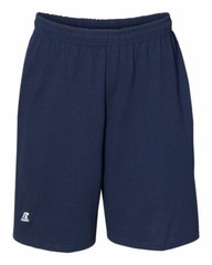 Russell Athletic Men’s Cotton Performance Baseline Short with Pockets