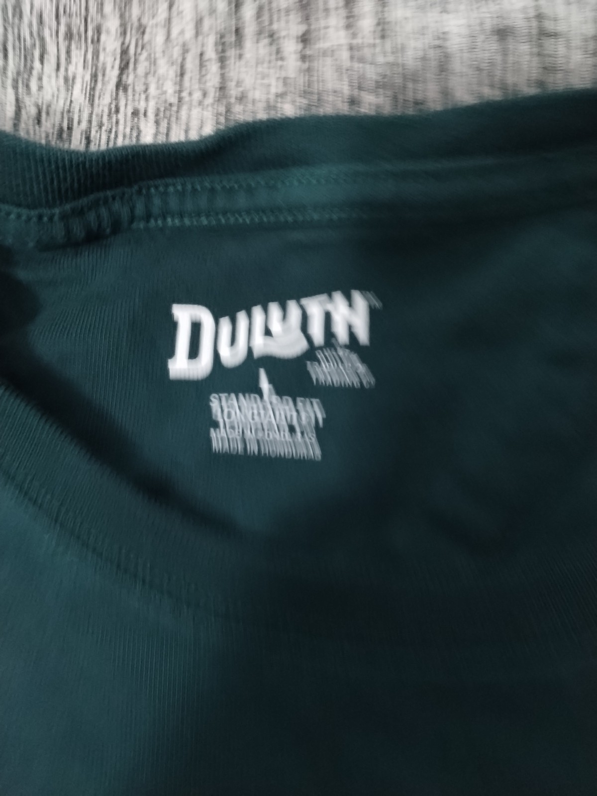 Duluth Longtail T-Shirt Mens Large Green 100% Cotton Crew Neck Short Sleeve gallery