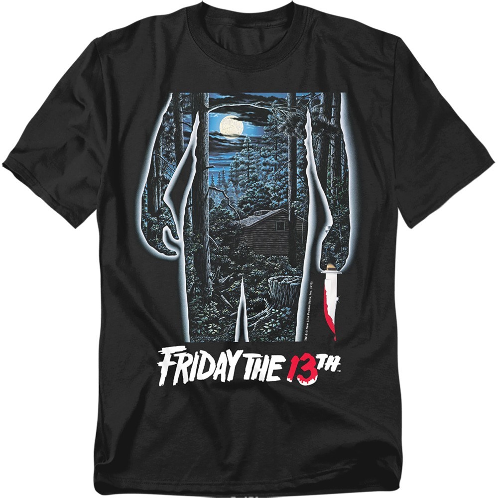 Friday the 13th Movie Poster Men’s T Shirt S-5XL Officially Licensed Horror Tee
