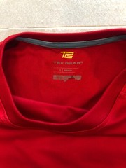 Tek Gear Shirt Men’s Large Red Activewear Casual Tee