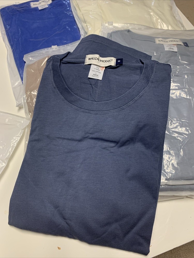 Mens Navy Blue T Shirts High Quality Soft And Breathable Size Medium