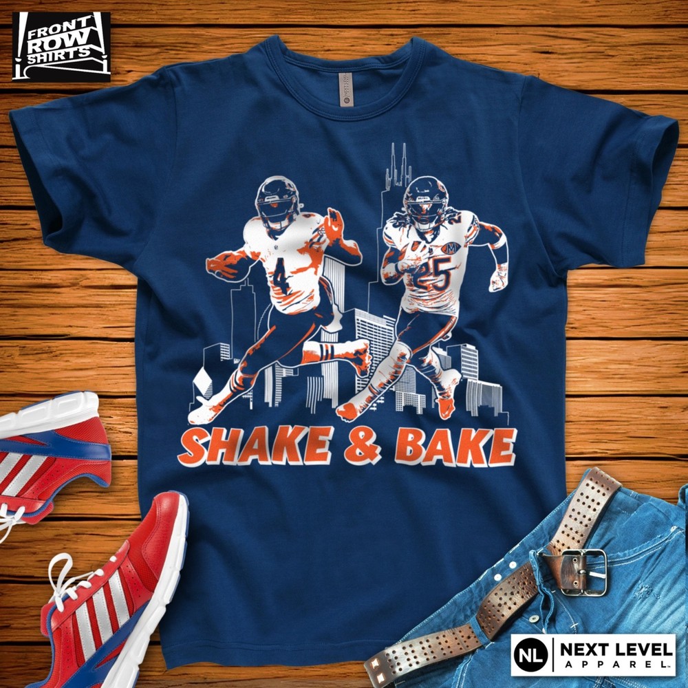 CHICAGO FOOTBALL D’ANDRE SWIFT AND KYLE MONANGAI “SHAKE AND BAKE” T-SHIRT