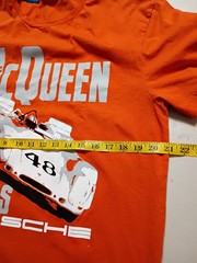 Porsche Drivers Selection Steve McQueen By Nicolas Hunziker Tshirt Graphic Sz L