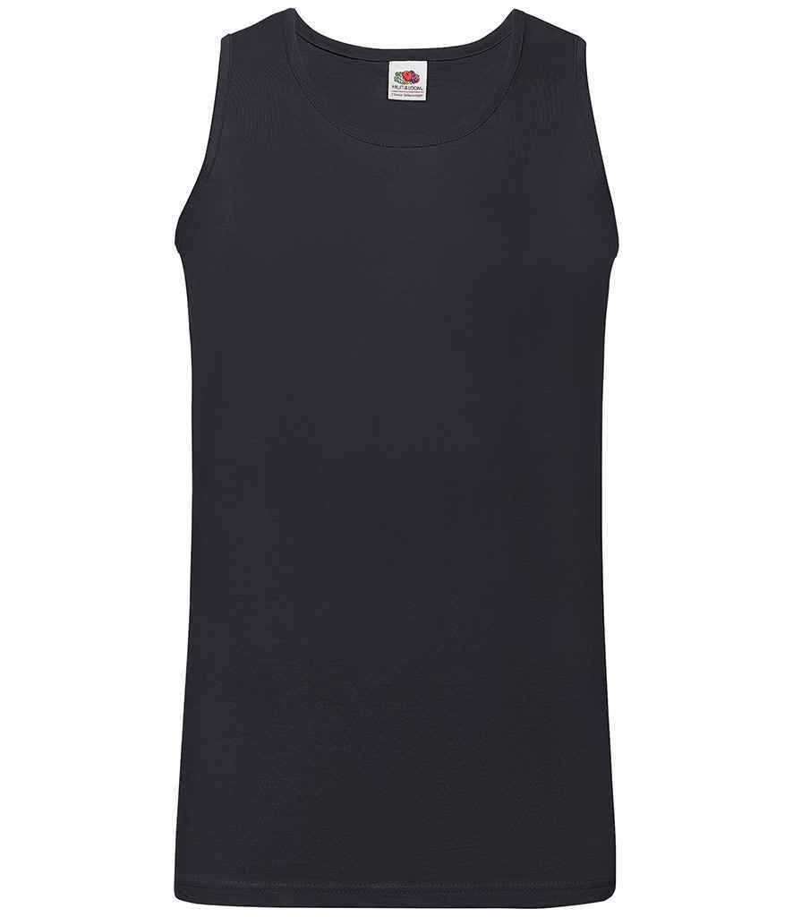 Pack of 1/3/5 Fruit of the Loom Plain Athletic Vest 100% Cotton - S-2XL gallery