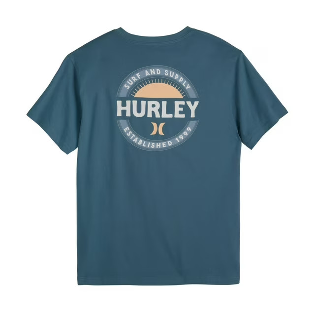 Hurley Men's Graphic Tee Size Large Blue gallery
