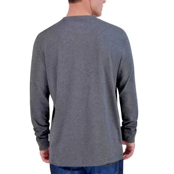 John Deere Men's Long Sleeve Cotton Logo T-Shirt, Gray, Size XL gallery