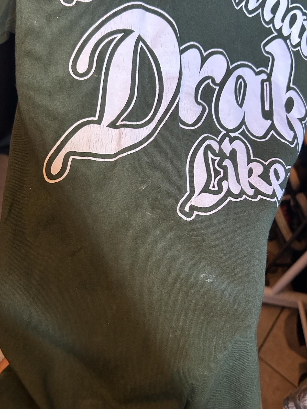 Drake Related It's All A Blur Tour Graphic Tee Green Size S gallery