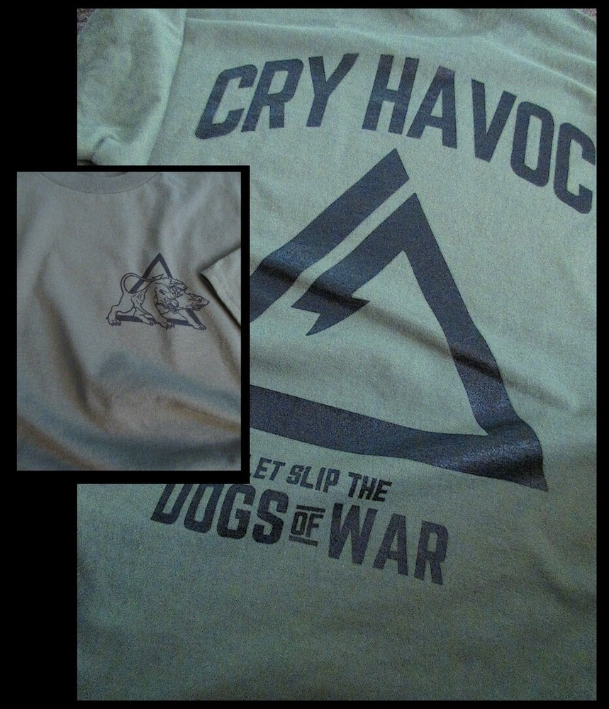 Delta Force “Special Forces” Fort Bragg “Dogs Of War ” T-Shirt XL Silk-Screened