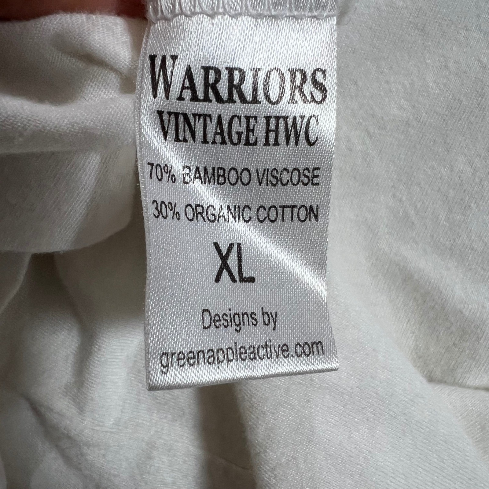 SAN FRANCISCO WARRIORS Vintage HWC T-Shirt Mens XL White 1962 Bamboo gallery