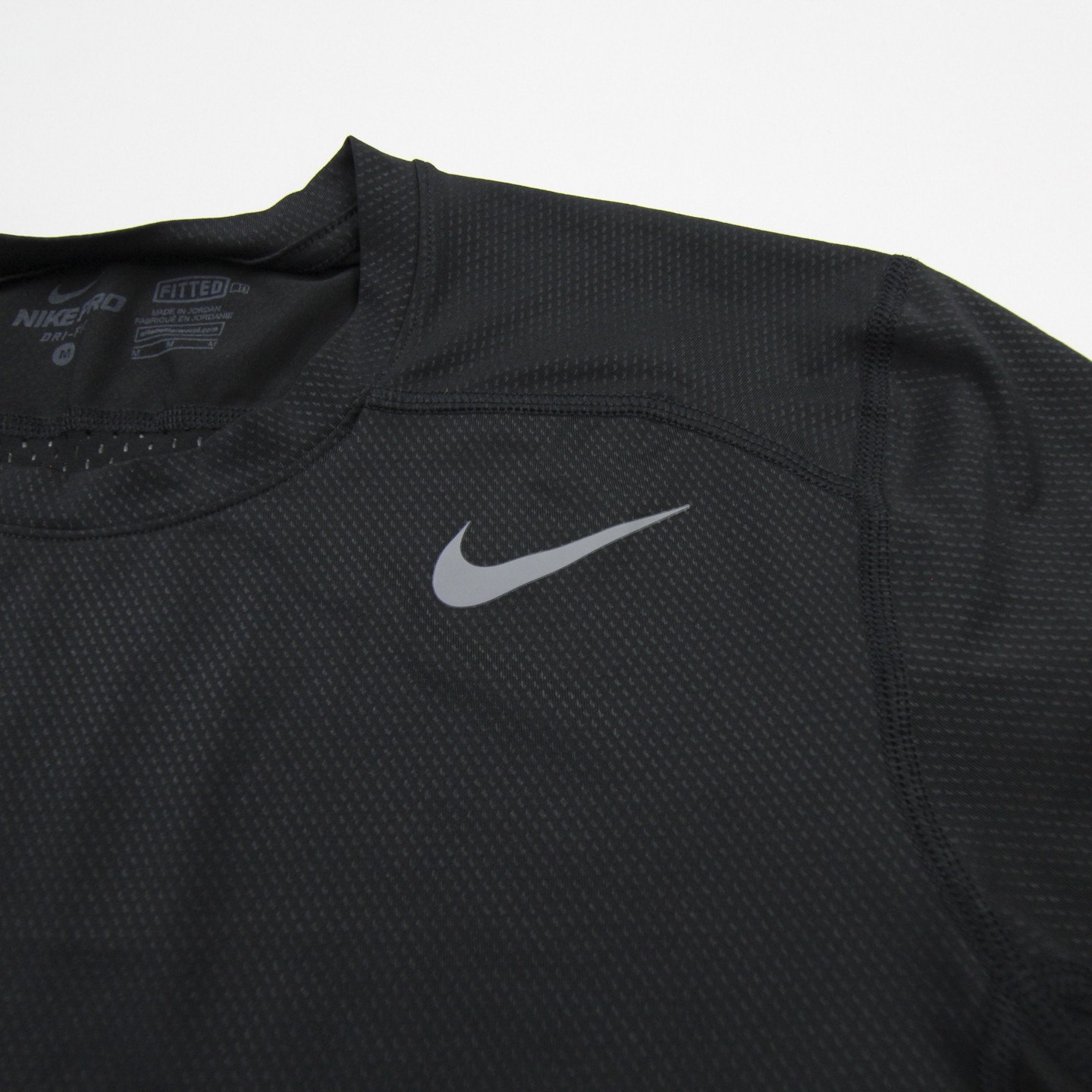 Nike Pro Dri-Fit Short Sleeve Shirt Men's Black New without Tags M gallery