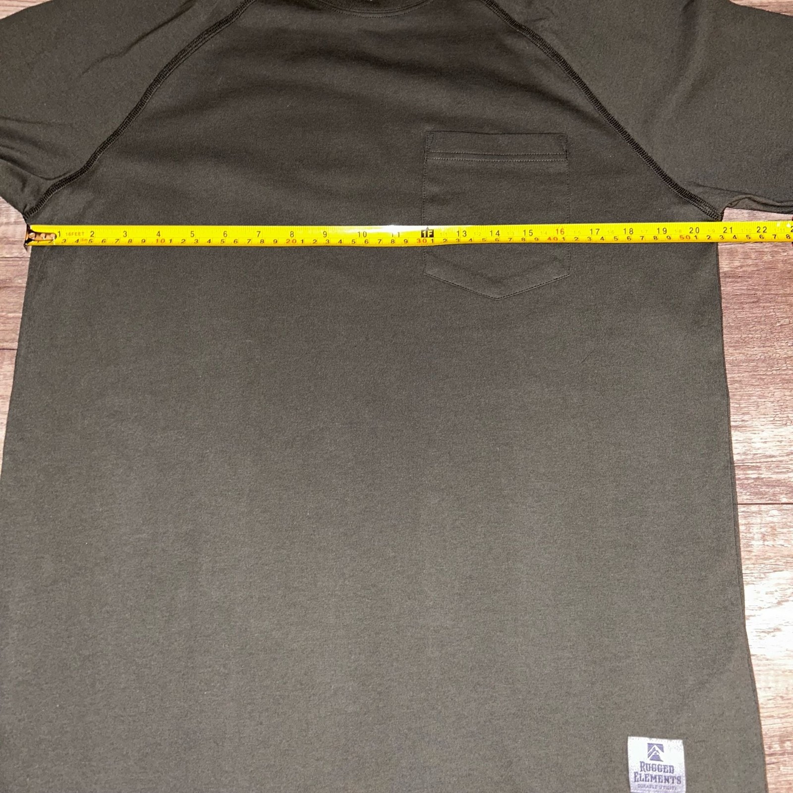 Rugged Elements Durable Utility Pocket T-Shirt Size Small A16 gallery