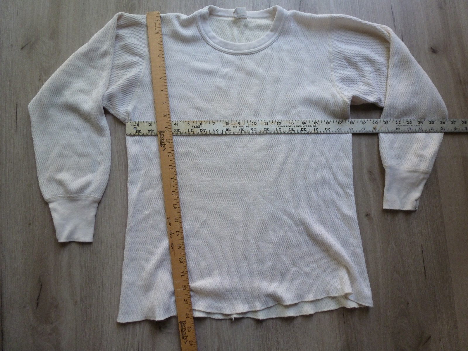 Vintage ARTEX Thermal Shirt Men’s XL Long Sleeve Waffle Knit USA Few Stains gallery