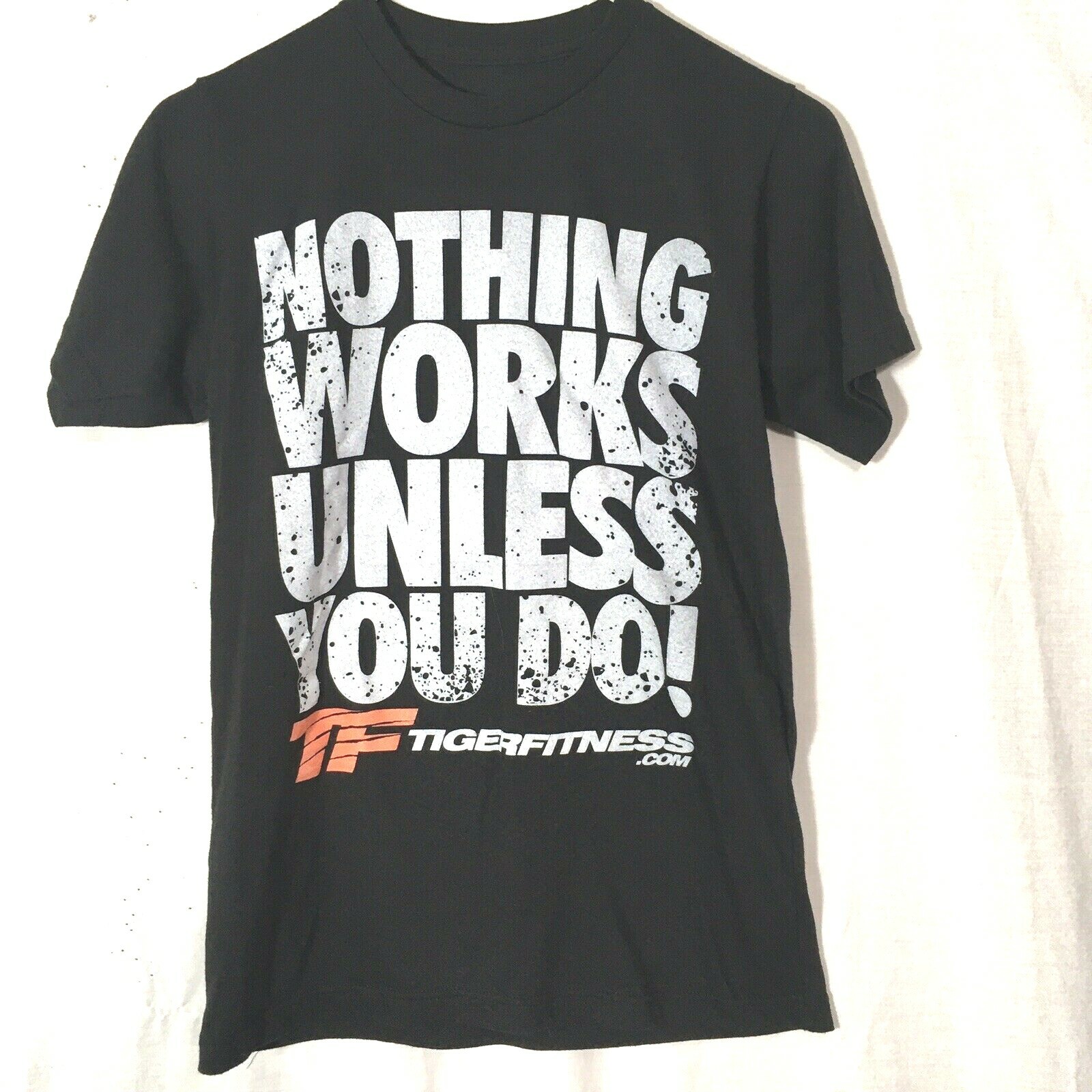 Tiger Fitness Mens T Shirt Black Size S Small See Measurements gallery