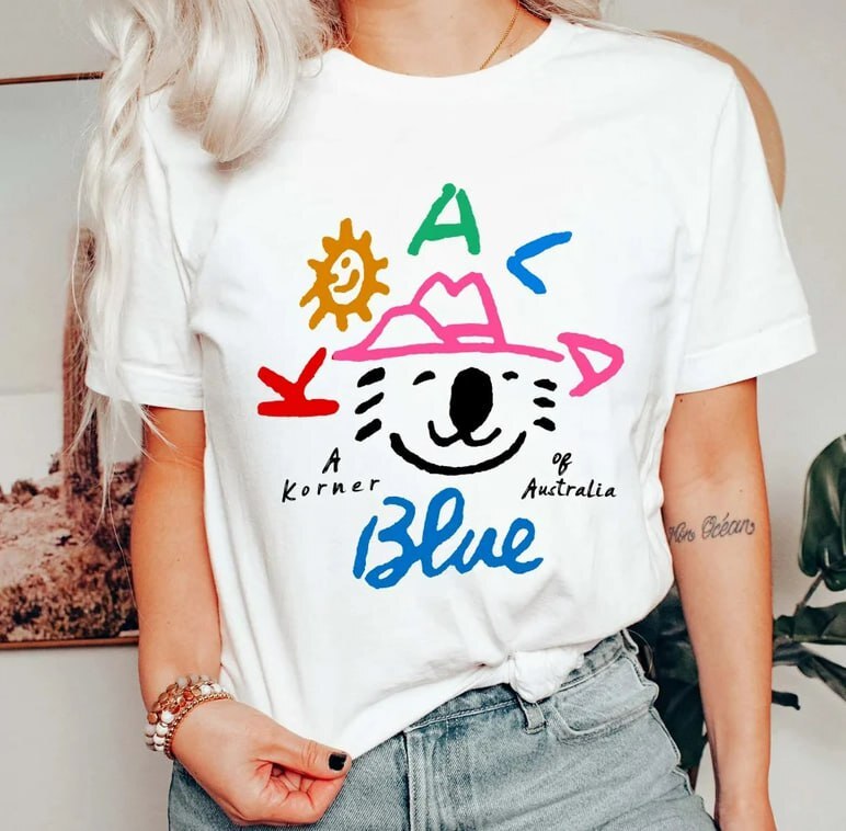 Koala Blue A Korner Of Australia Shirt, hot, Olivia Newton-John t shirt, new