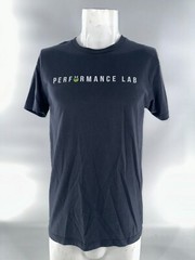 Performance Lab Next Level Short Sleeve Shirt Men M Black Cotton Poly YGI I4-97