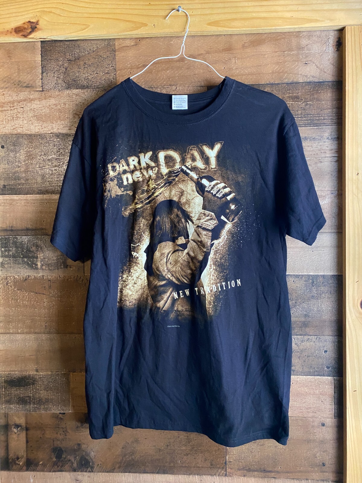 Dark New Day New Tradition T-Shirt Adult Large Hard Rock Metal Band Tee Music gallery