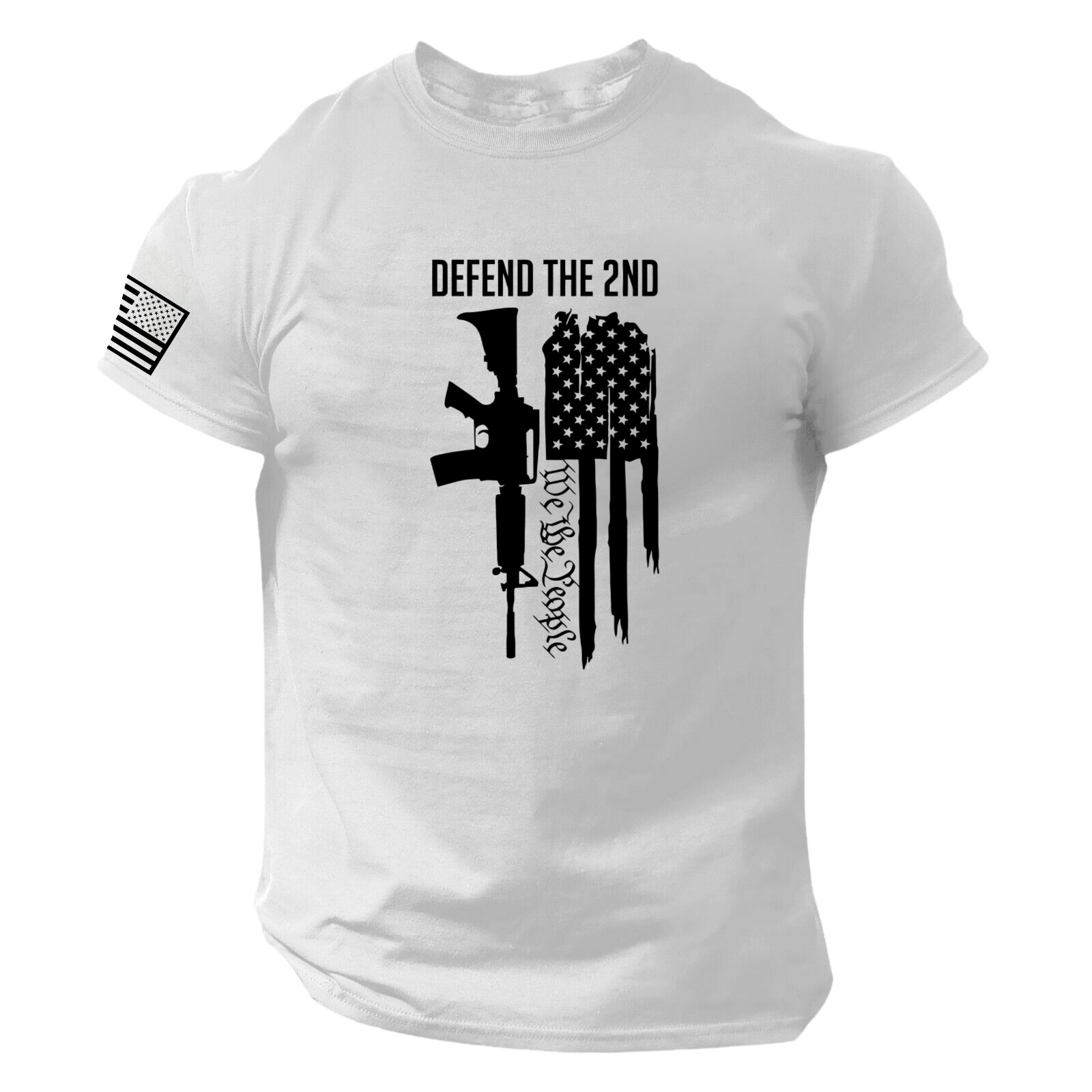 Defend The 2nd Amendment T-Shirt, American Flag, We The People, USA, 1776, 2A gallery