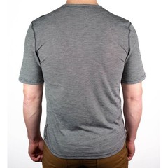 Pineburt Men’s Gray Stone Summer Wool Short Sleeve Merino Wool Tee NWOT Size S