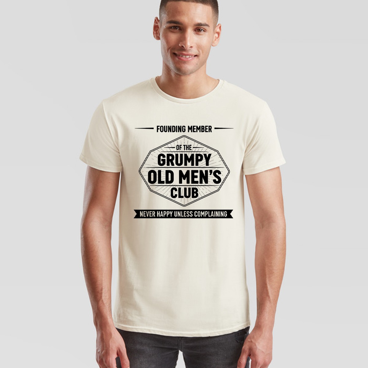 Grumpy Old Men'S Club Mens T Shirt Funny Dad Grandad Fathers Day Joke Gift Top gallery