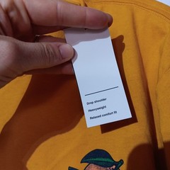 Original Use Graphic Tee Medium Yellow Zesty LS NWT
