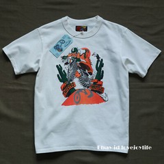 BOB DONG Heavyweight Motorcycle Tee Shirt Short Sleeve Retro Graphic Men T-Shirt