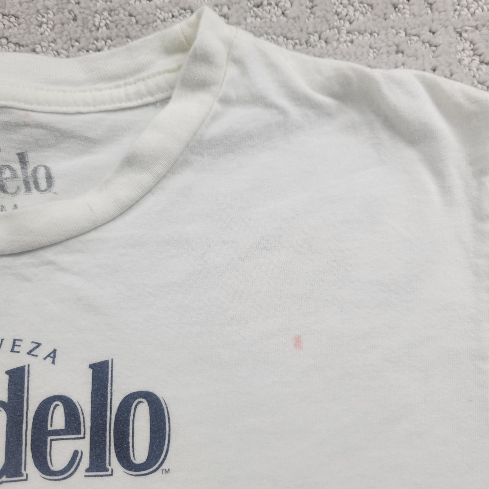 Modelo Shirt Mens M White Sugar Skull Graphic Logo Cerveza Beer Crewneck gallery