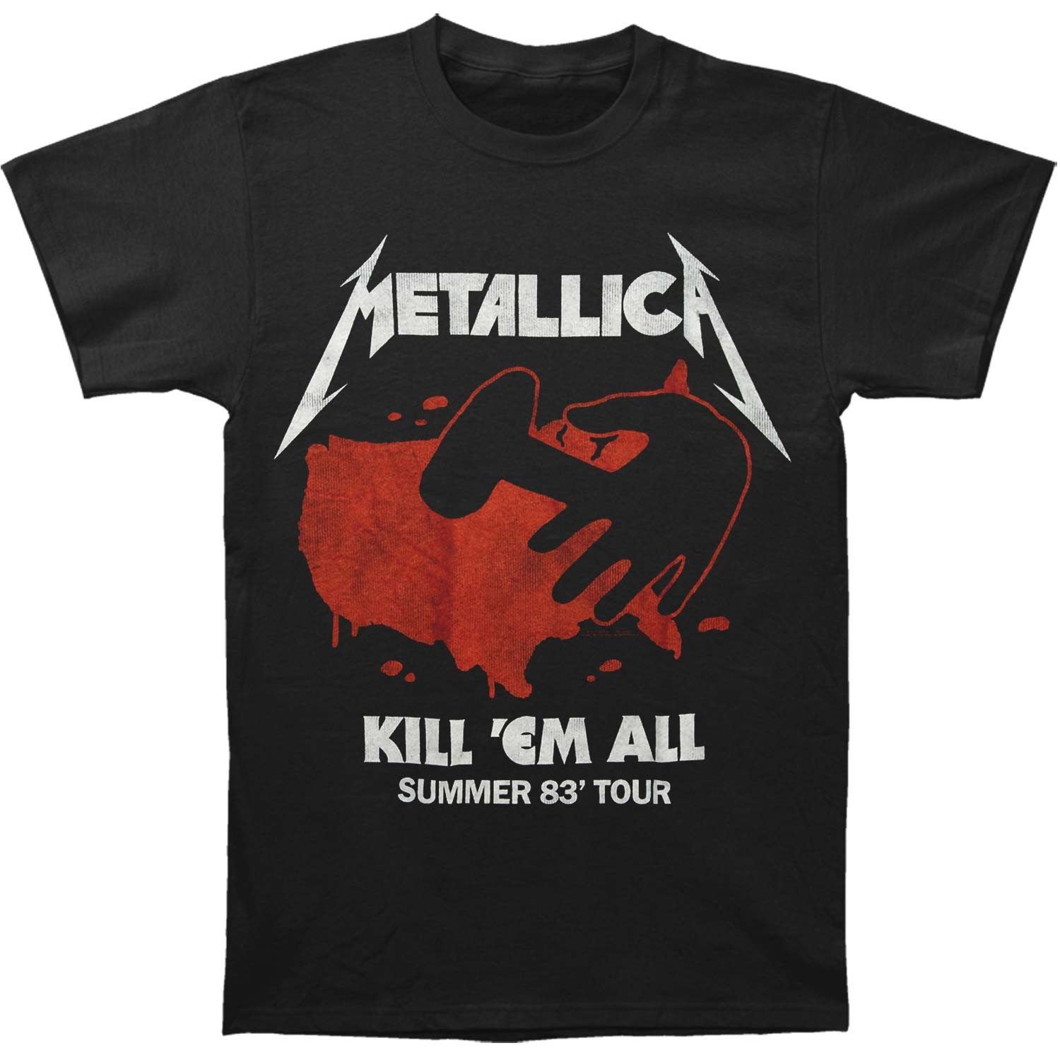 Men's Metallica Kill 'Em All Tour T-shirt XXX-Large Black gallery