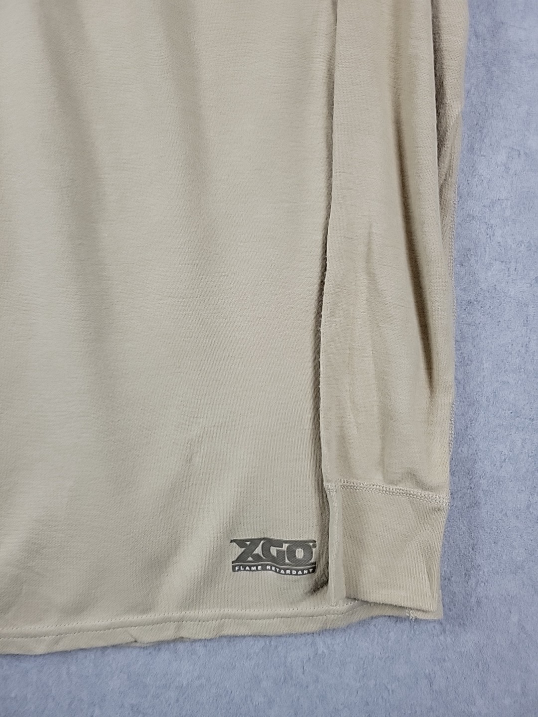 XGO Flame Retardant Desert Sand Long Sleeve Crewneck Tee Shirt Men's Medium gallery