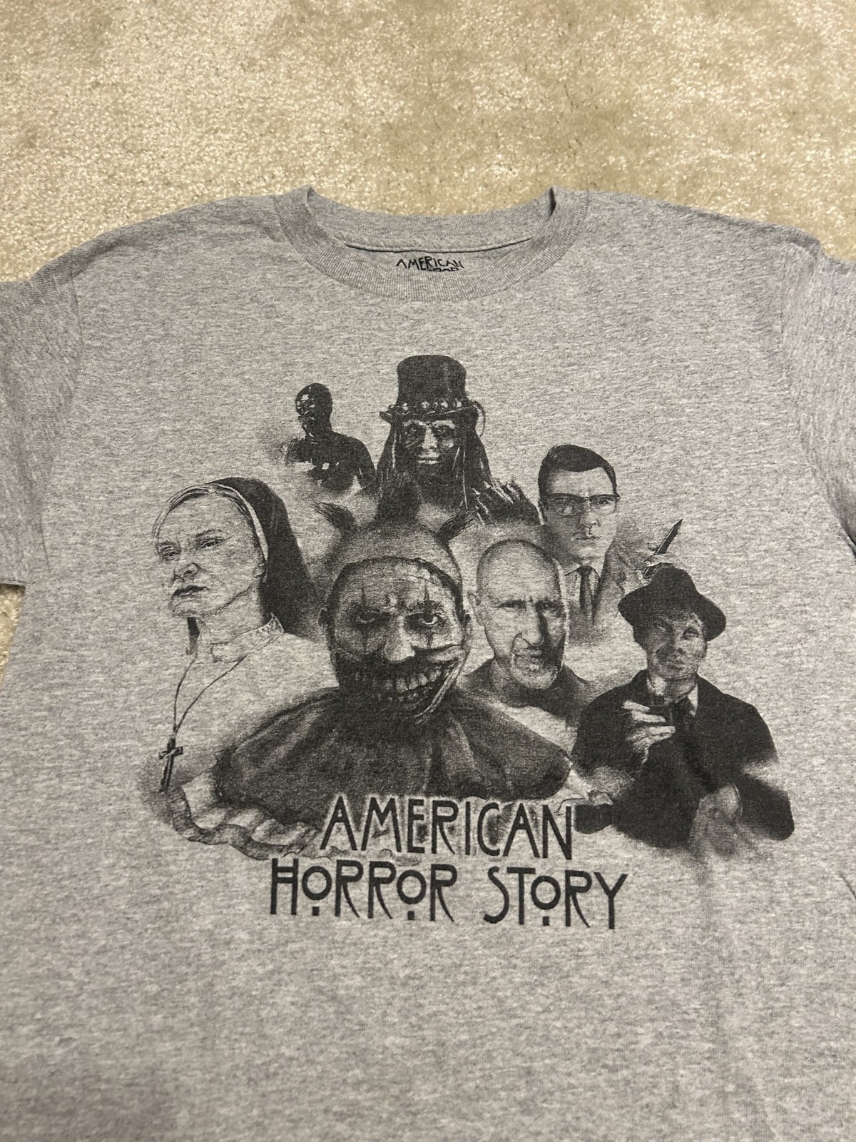 American Horror Story Shirt Mens Small TV Show Horror Villains Graphic Tee FX gallery