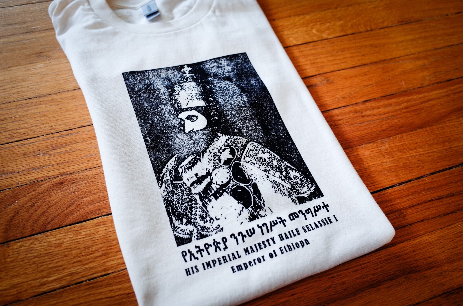 Vintage Haile Selassie I T-Shirt, Jah Rastafari, Africa, Rasta, Ethiopia, Reggae gallery